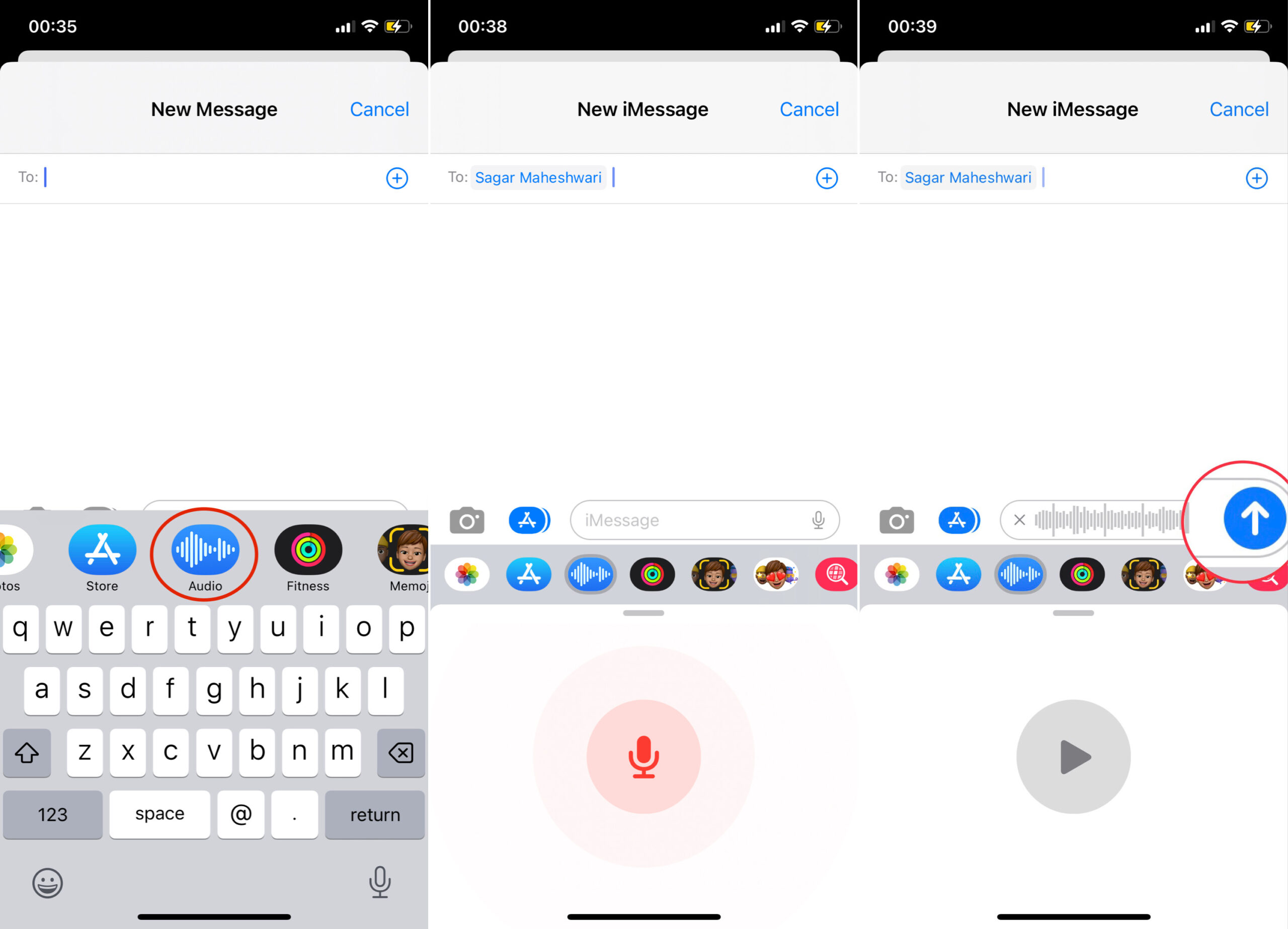 How to Send Voice Messages in iOS 16