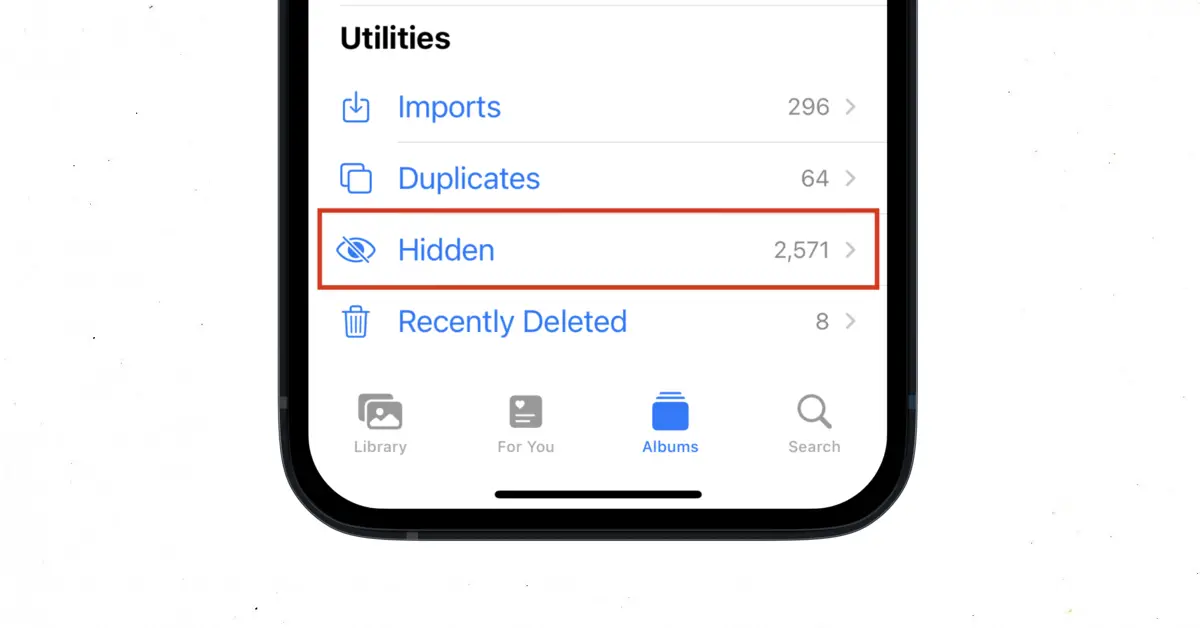 How to Hide Photos on iPhone iOS 16