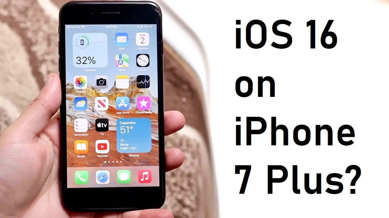 how to make iphone 7 plus ios 16