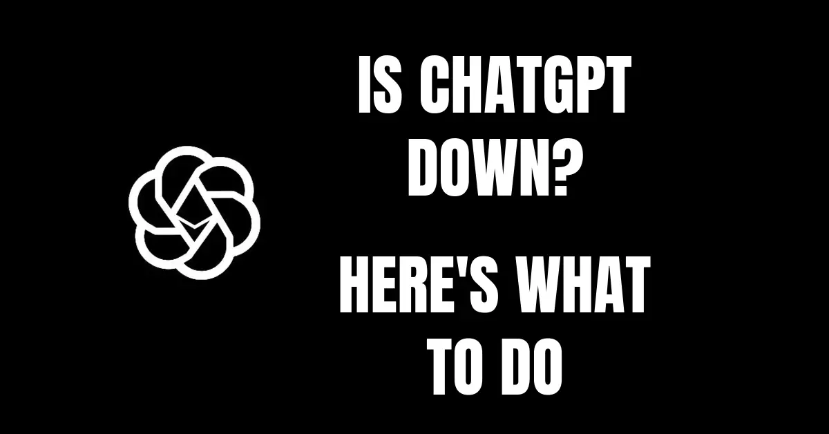 ChatGPT is down - How to check and how to fix it