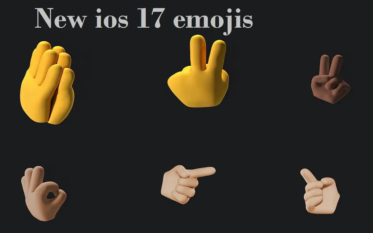 New ios 17 emojis