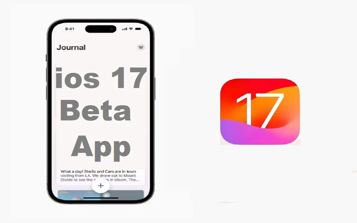 How to download and install ios 17 beta journal app