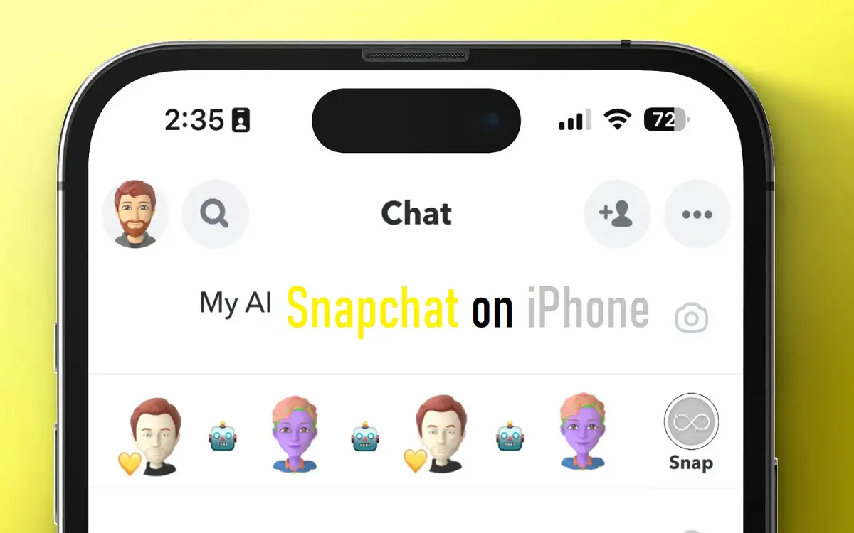 my ai in snapchat on iphone