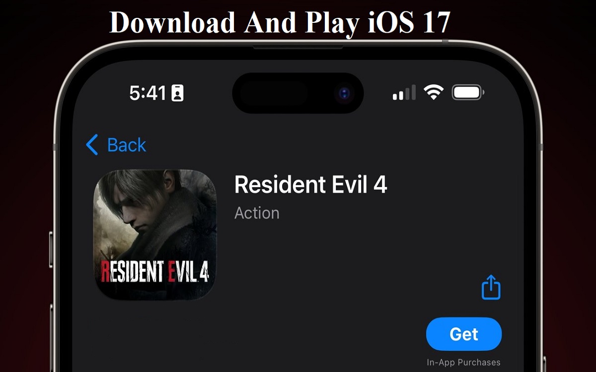 Download and play Resident Evil 4 for use iOS 17