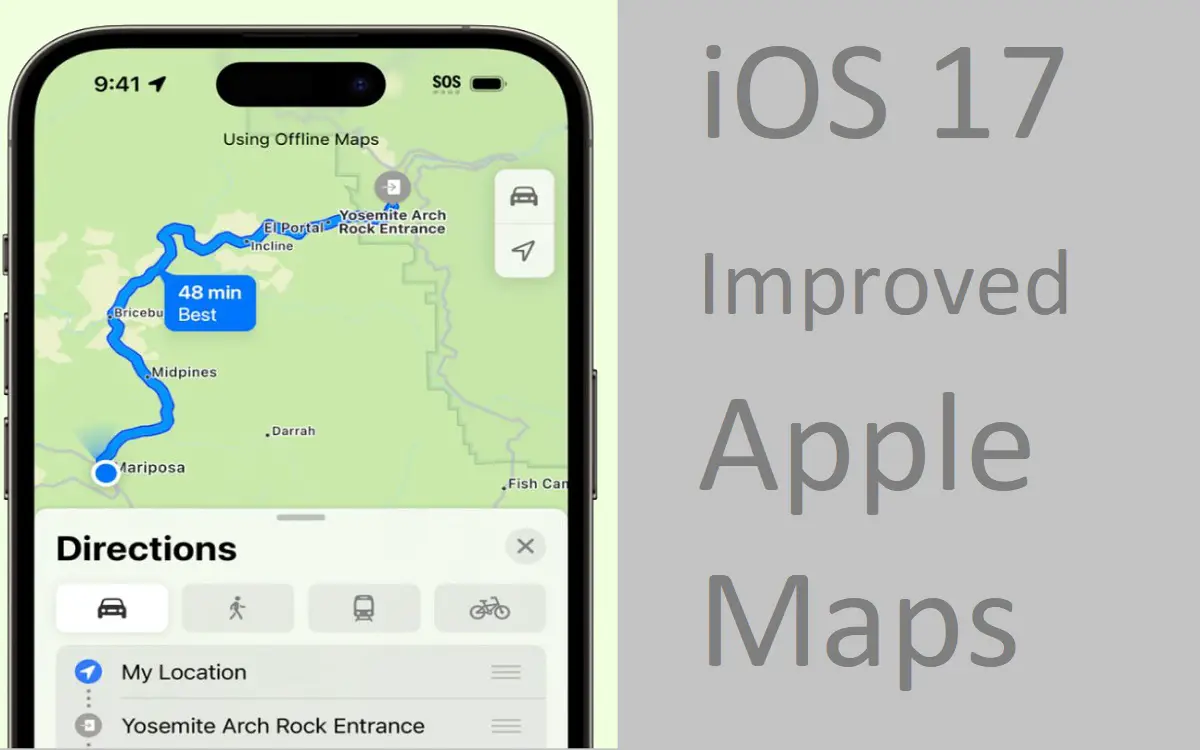 iOS 17 Improved Apple Maps