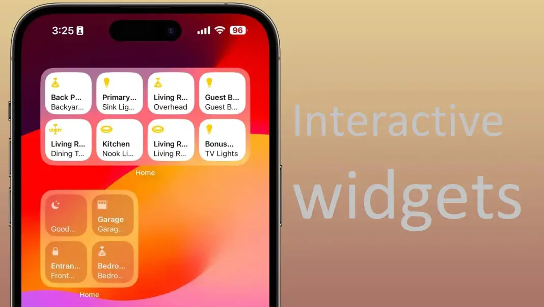 iOS 17 Interactive widgets