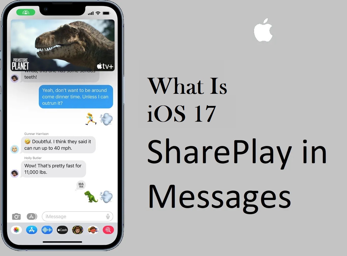 iOS 17 SharePlay in Messages