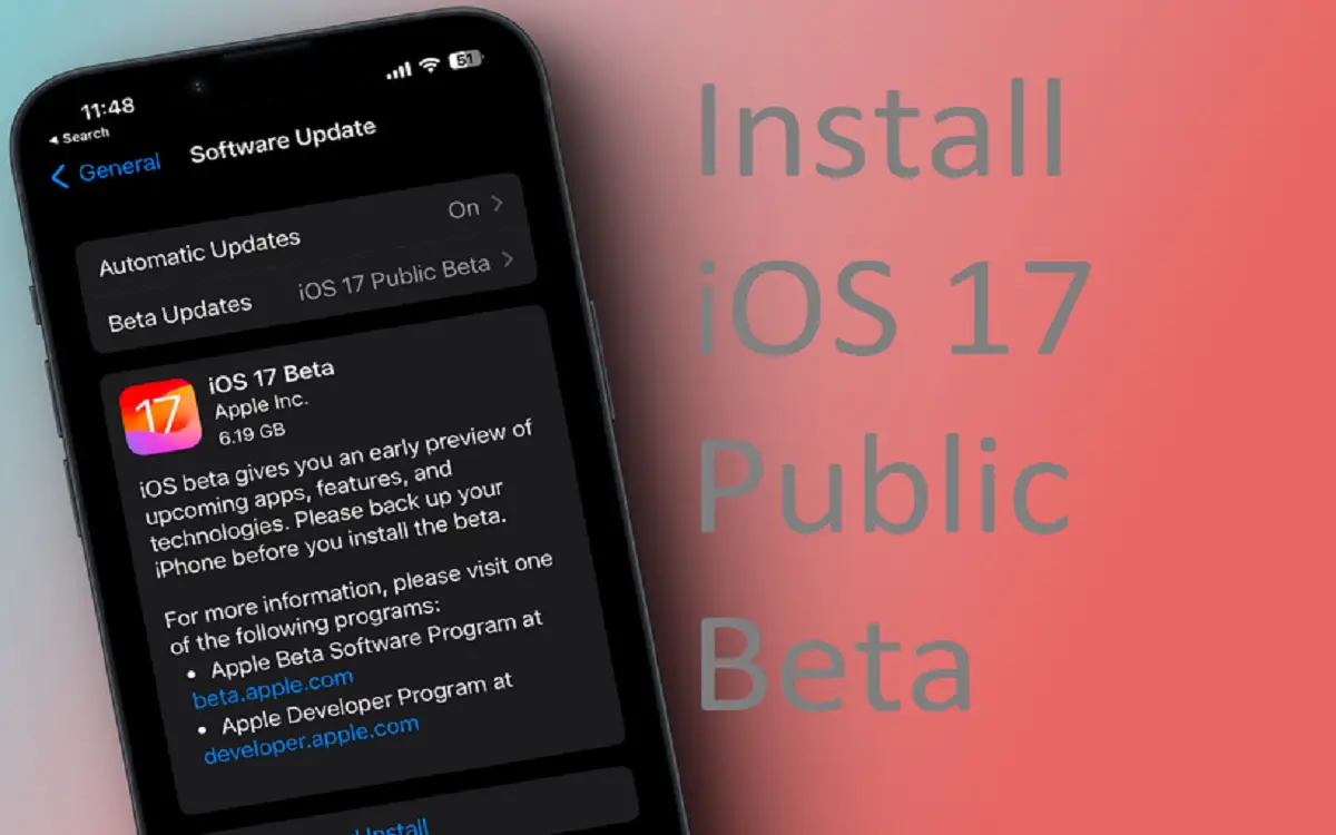 install ios 17 public beta