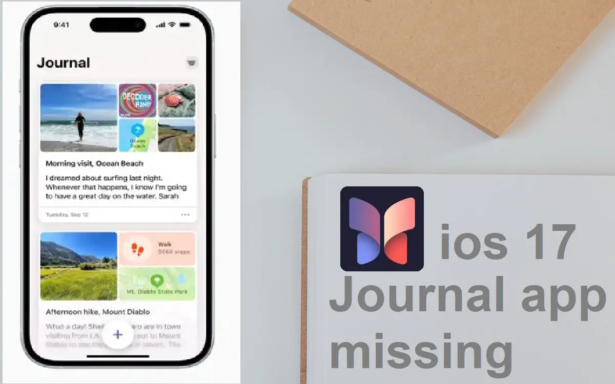 ios 17 journal app missing