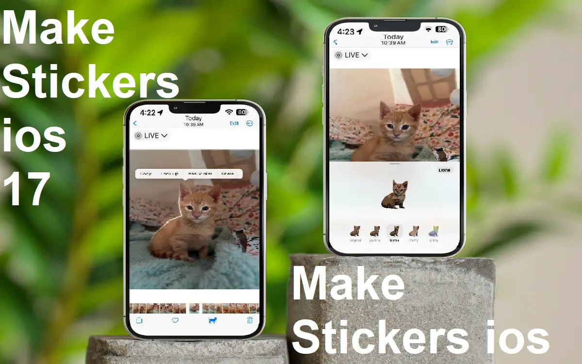 make stickers ios 17