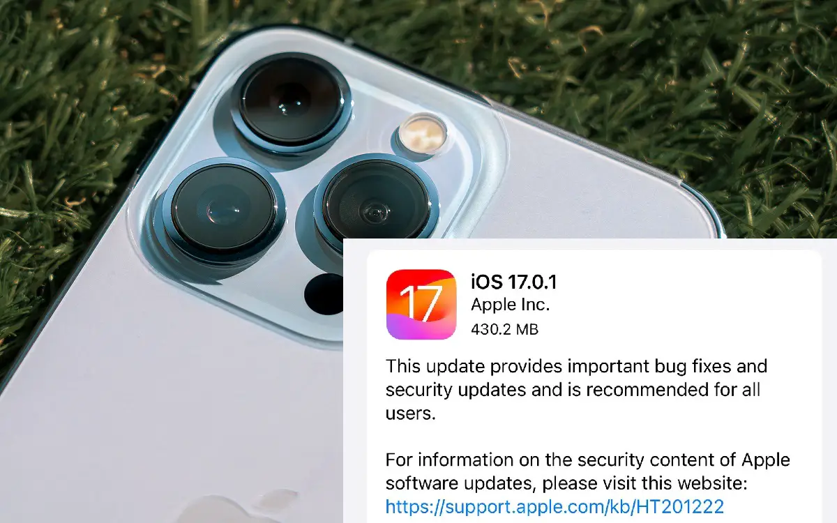 new on ios 17.0.1 update