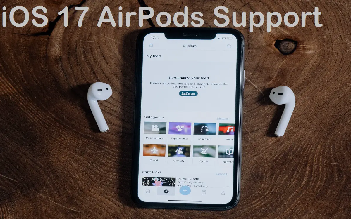 use iOS 17 AirPods Support