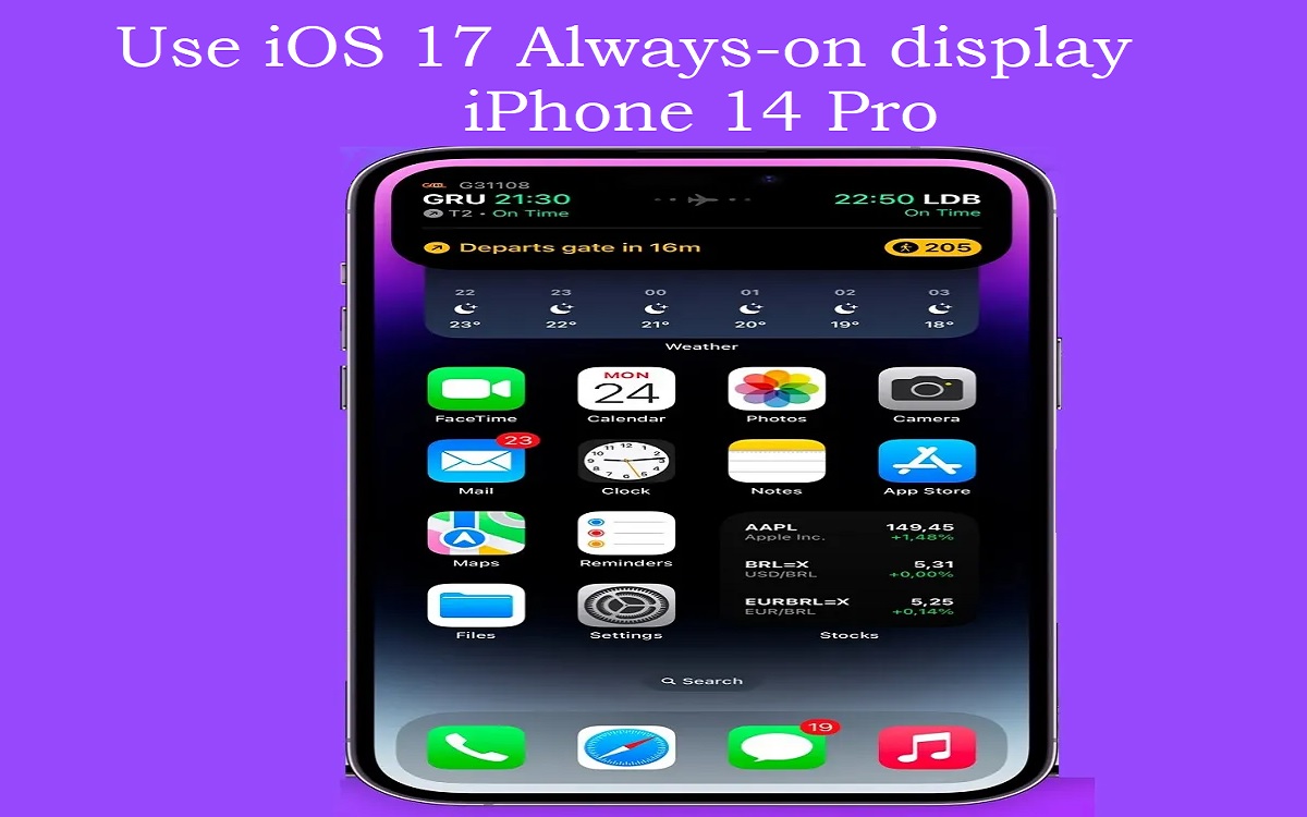 use iOS 17 Always-on display for iPhone 14 Pro