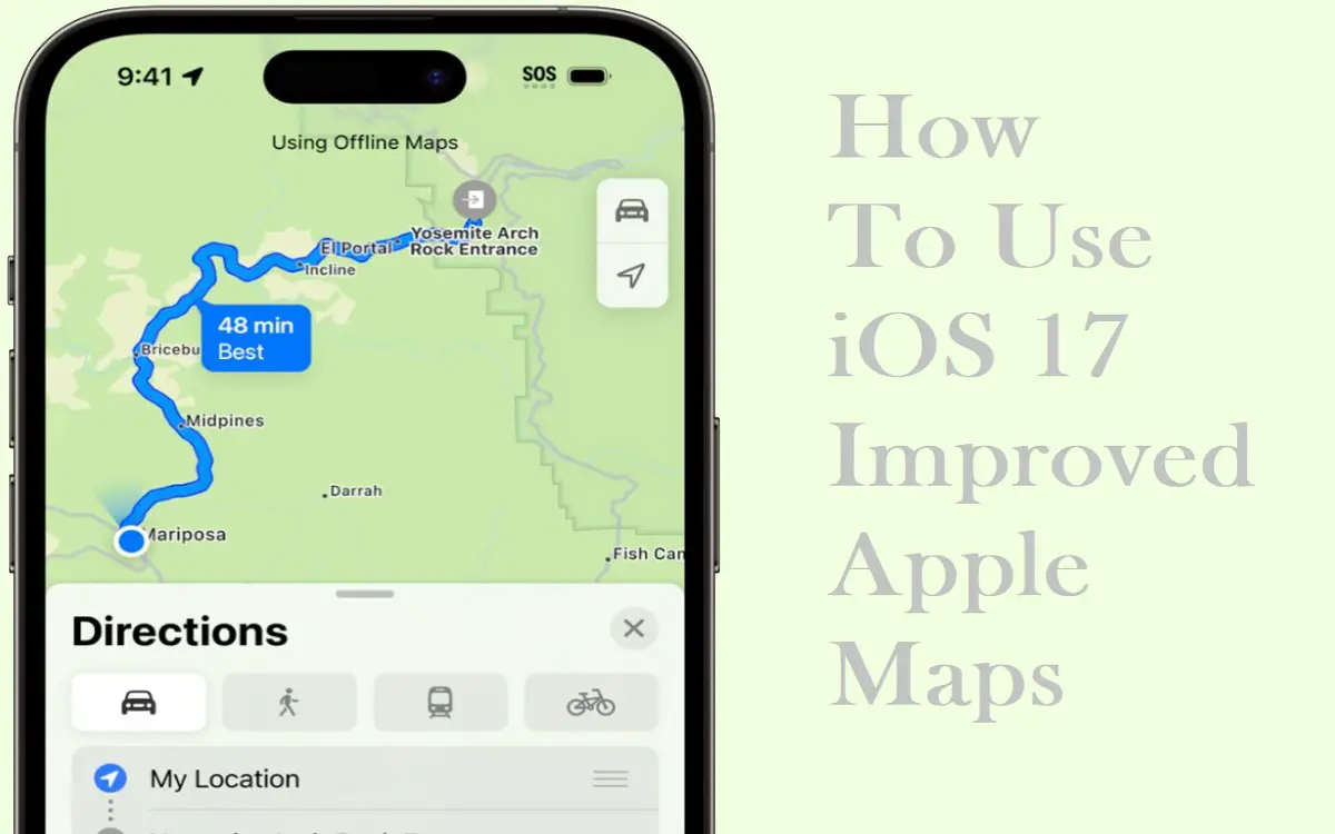 use iOS 17 Improved Apple Maps