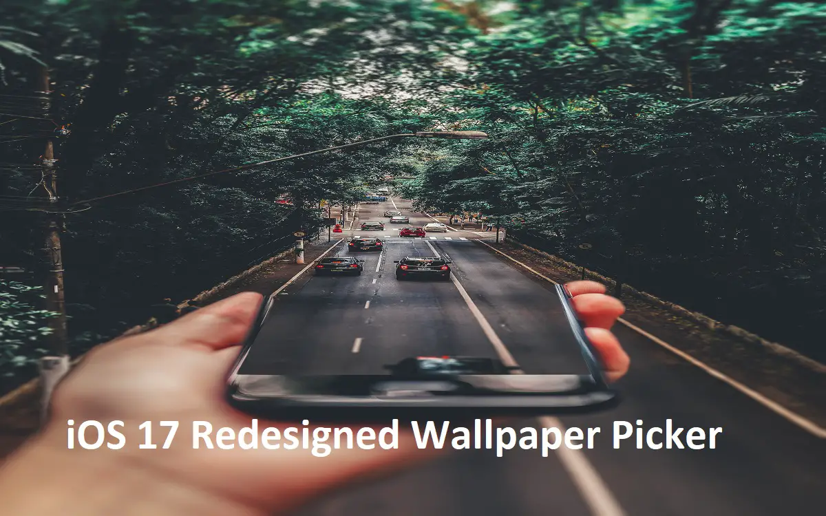 use iOS 17 Redesigned wallpaper picker