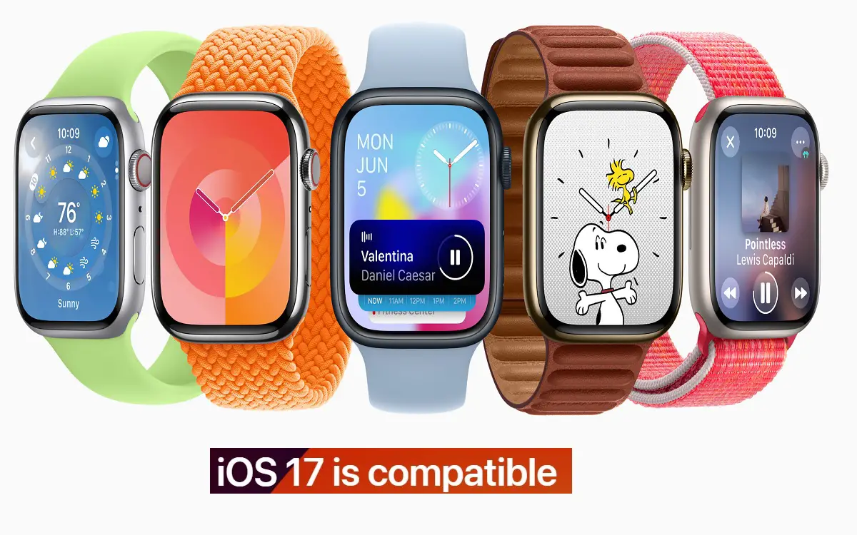 watchOS Series Compatible With iOS 17