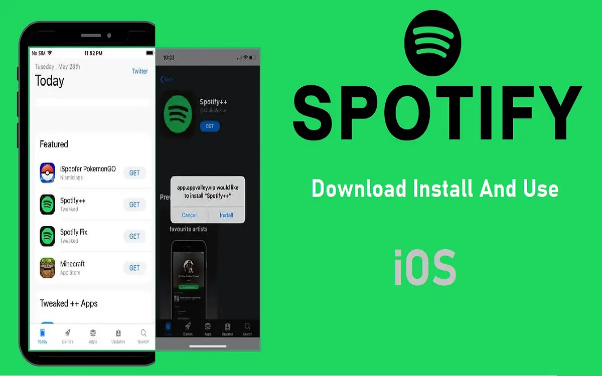 How To Download install And Use spotify cracked version ios?