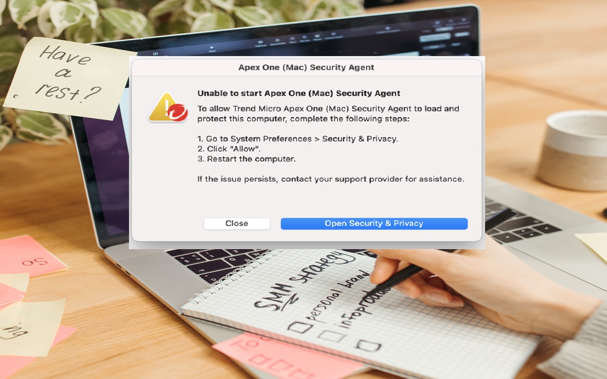 How To Fix Unrecoverable error Mac Security Agent was unable