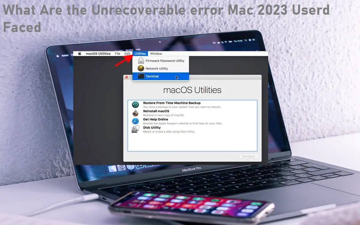 What Are the Unrecoverable error Mac 2023 Userd Faced