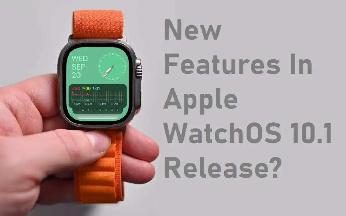 What New Features Comes In Apple Seeds watchOS 10.1 Release