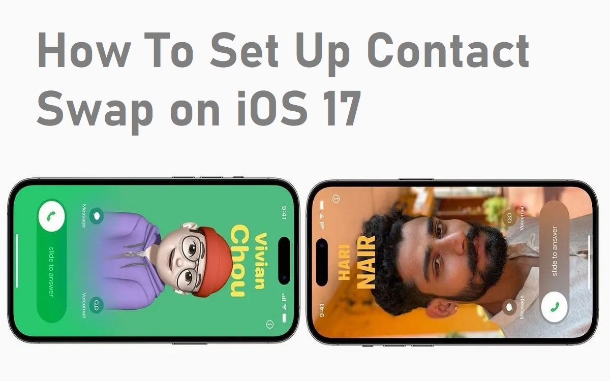 How to Set Up Contact Swap on iOS 17?