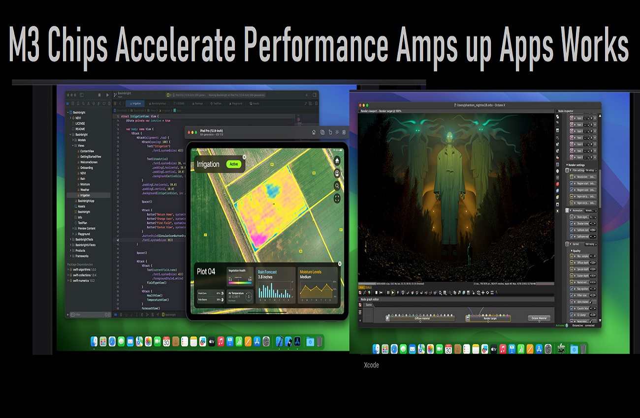 How Does M3 chips accelerate performance Amps up apps Works