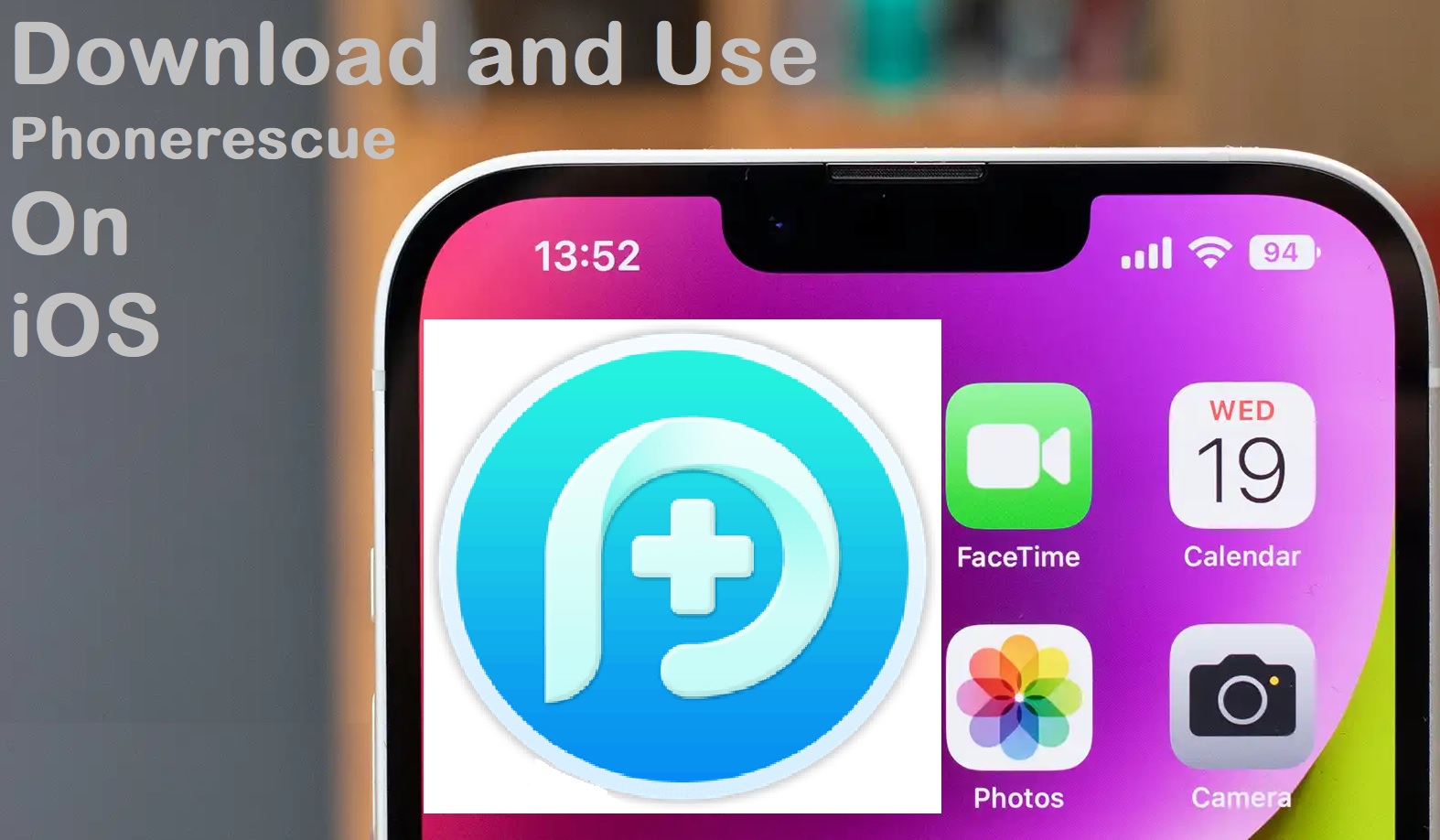 How to download and use phonerescue on iOS