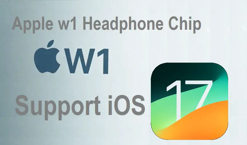 Apple w1 Headphone Chip