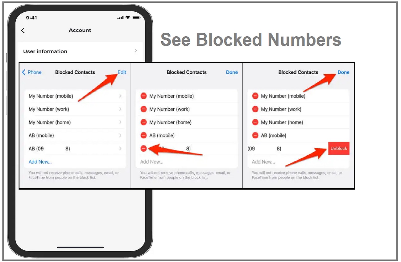 How To See Blocked Numbers on iPhone