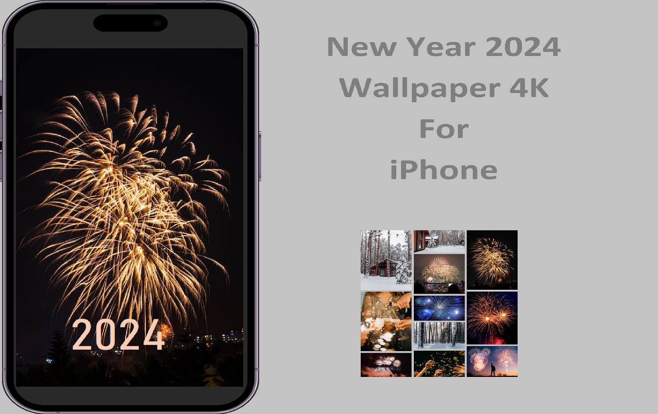 New Year 2024 Wallpaper 4K for iPhone