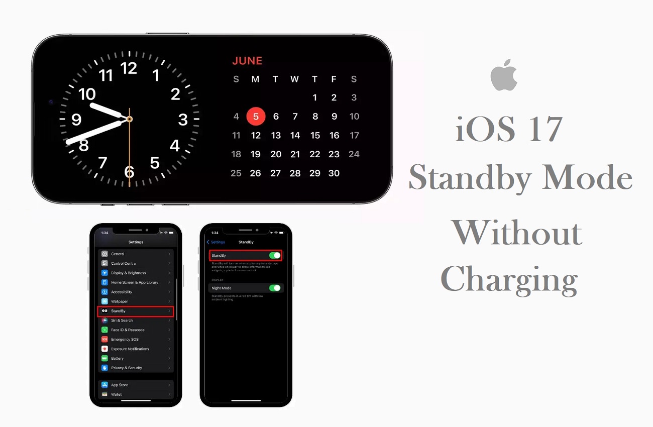 iOS 17 Standby Mode Without Charging