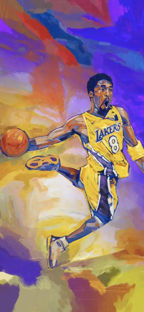 Artwork Kobe Bryant wallpaper iPhone