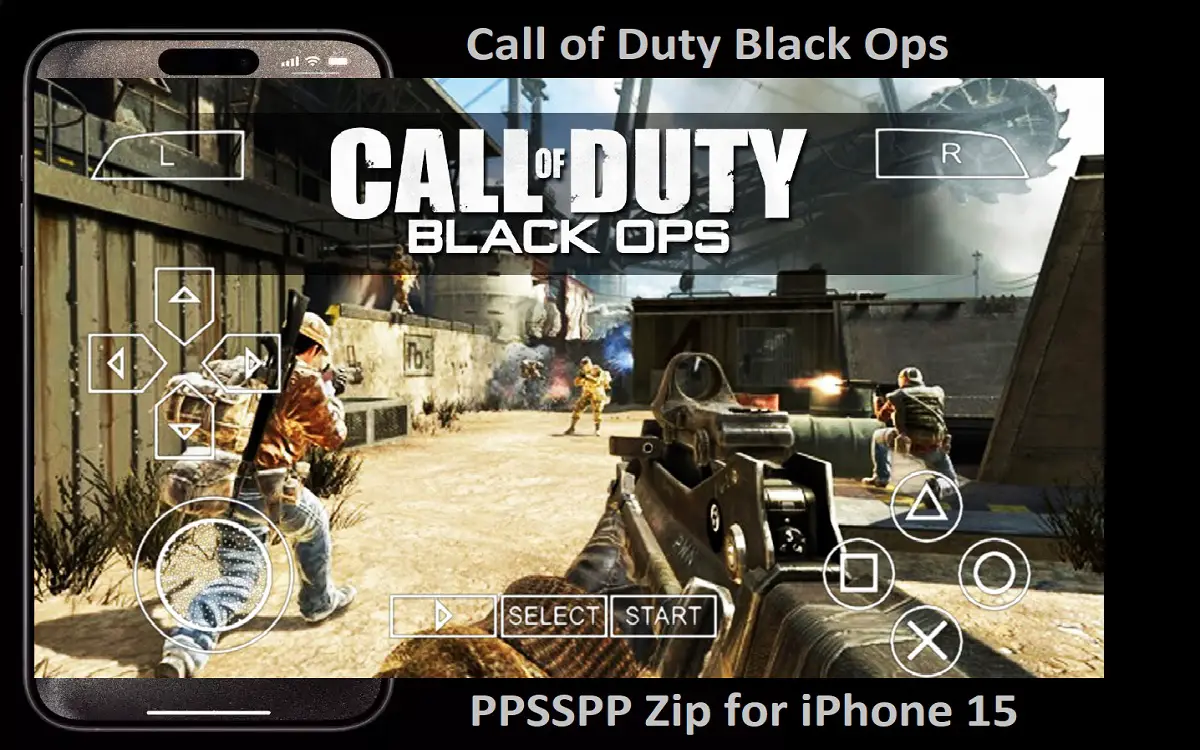 Call of Duty Black Ops PPSSPP Zip for iPhone 15