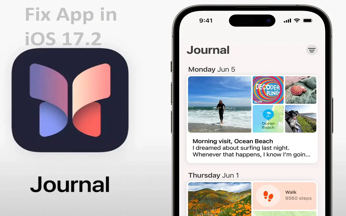 How To Fix Journal App in iOS 17.2