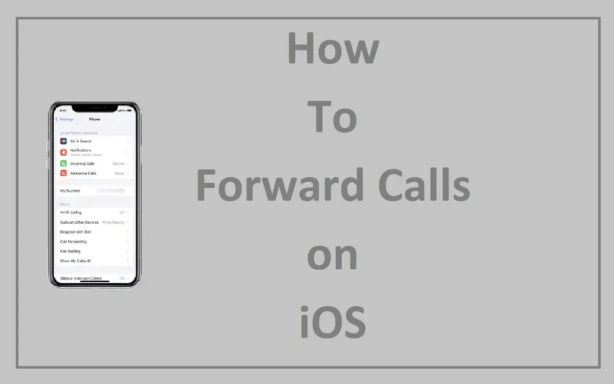 How to Forward Calls on iOS