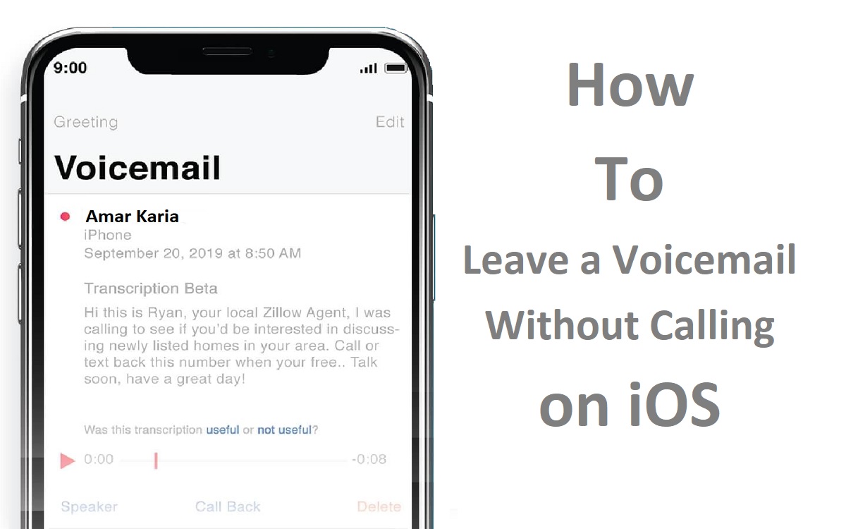 How to Leave a Voicemail Without Calling on iOS