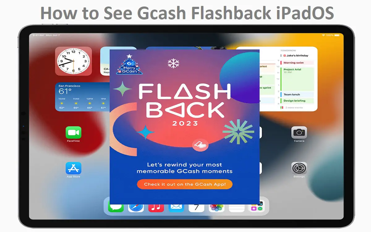 How to See Gcash Flashback iPadOS