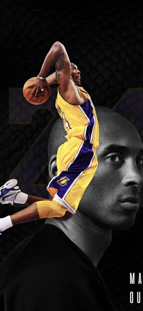 Mamba Out Kobe Bryant iPhone wallpaper