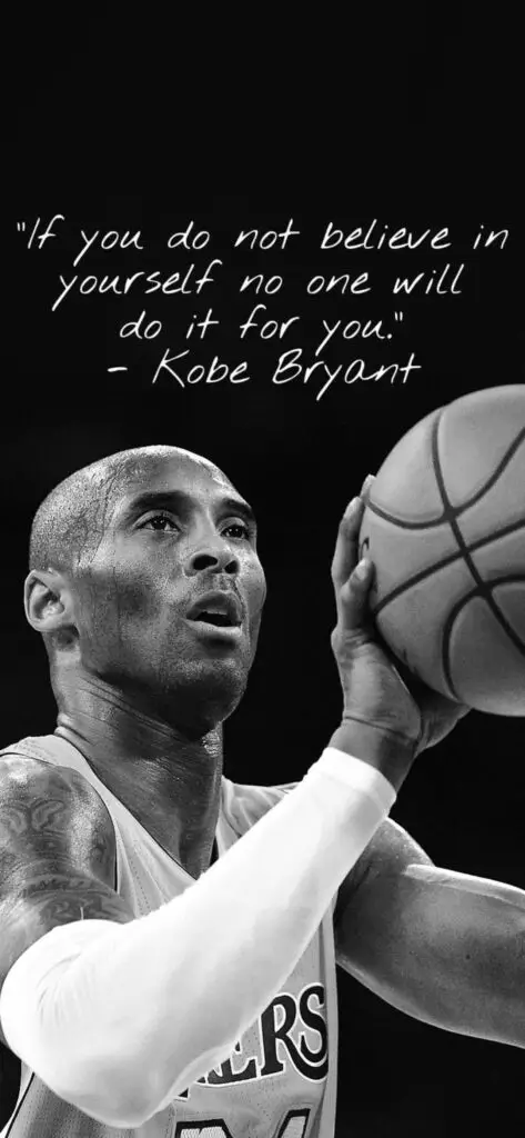 Motivational Kobe Bryant wallpaper iPhone