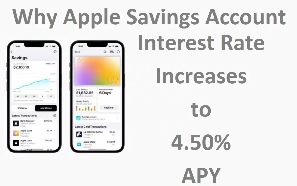 Why Apple Savings Account Interest Rate Increases to 4.50% APY