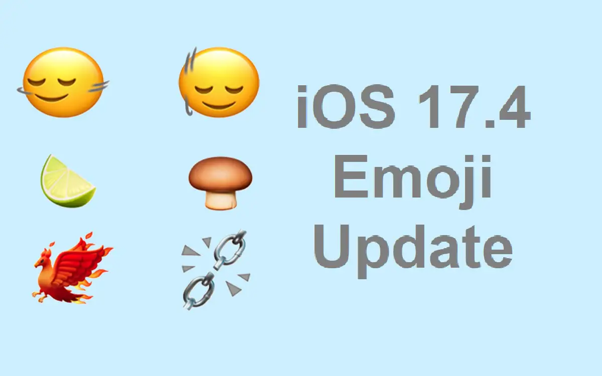 iOS 17.4 Emoji Update