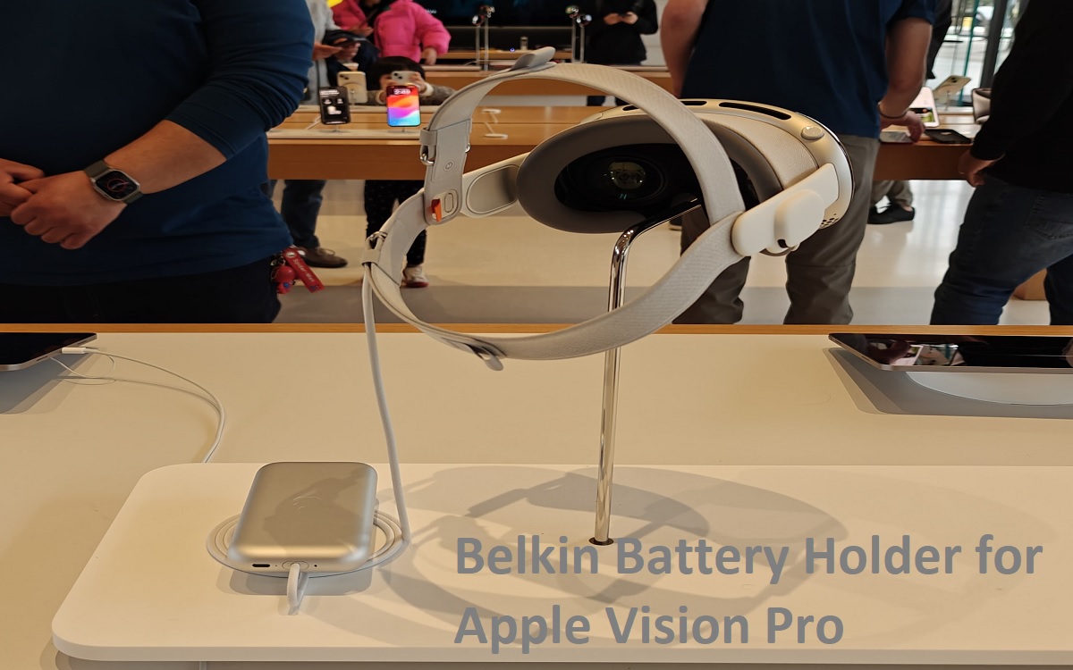 Apple Vision Pro Accessories - Belkin Battery Holder for Apple Vision Pro