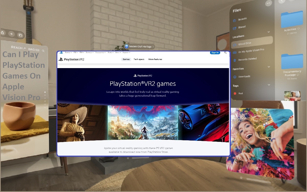 PlayStation Games On Apple Vision Pro