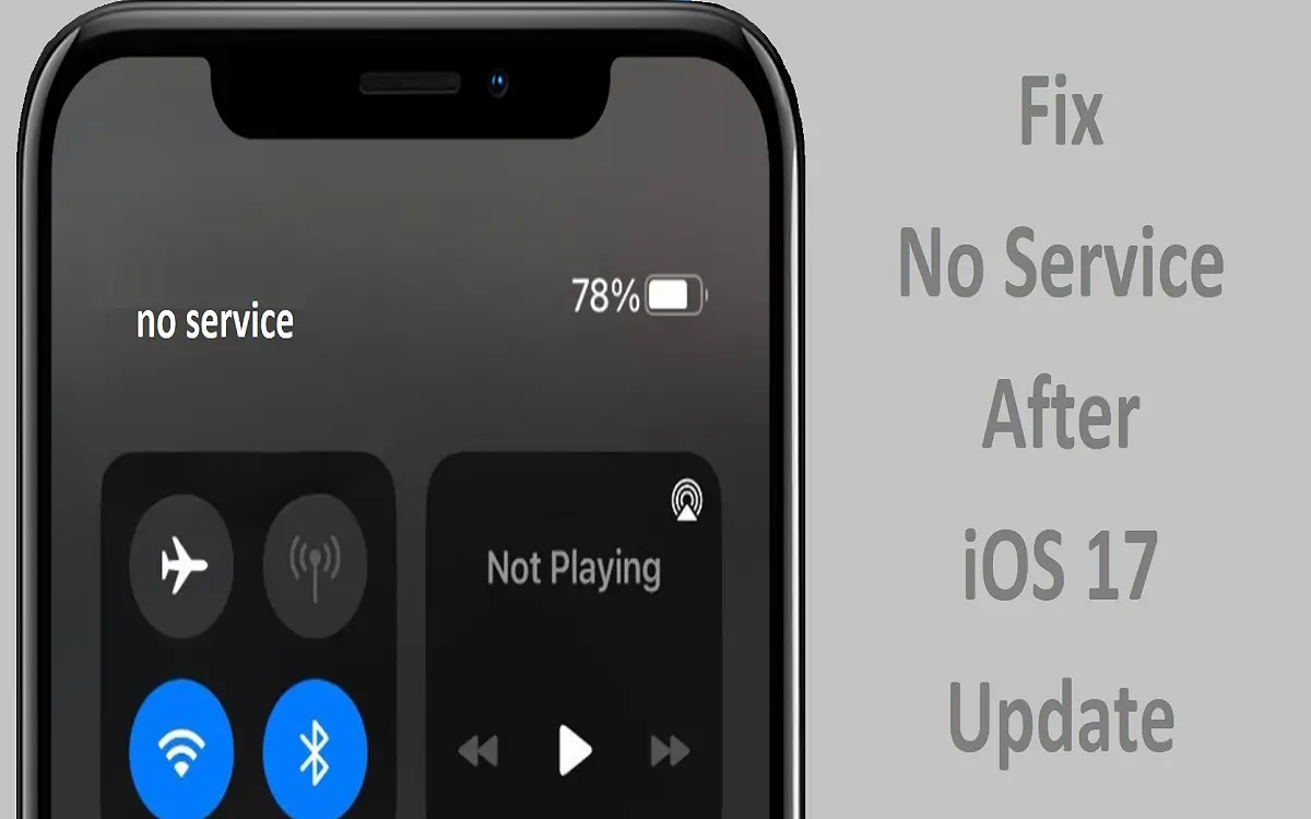 Fix No Service After iOS 17 Update