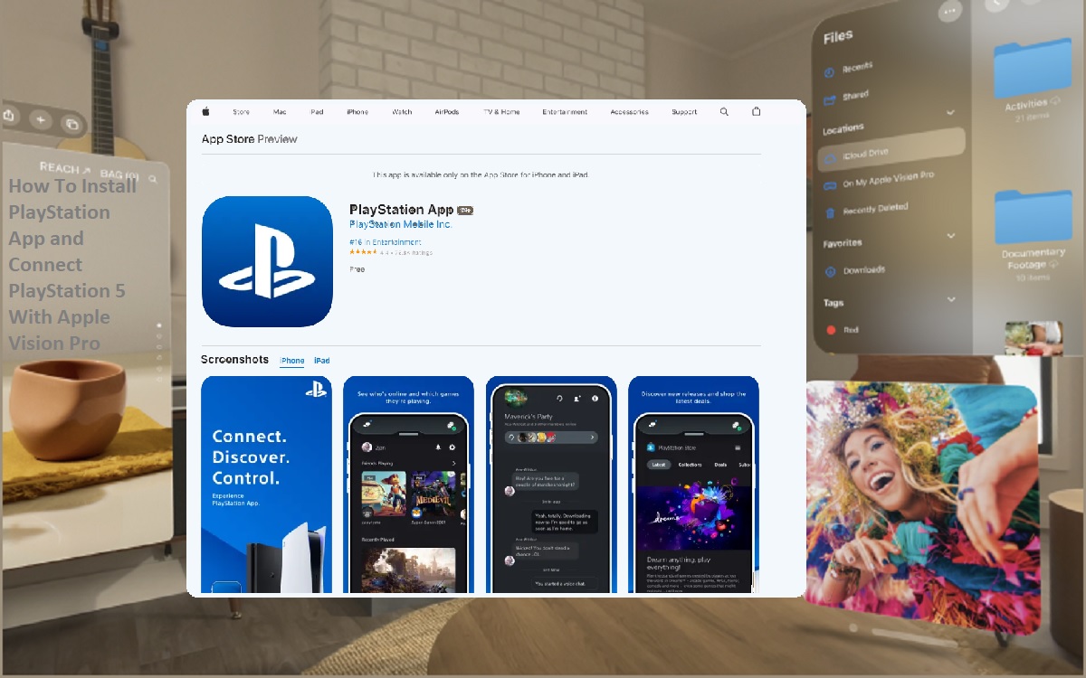 Connect PlayStation 5 With Apple Vision Pro