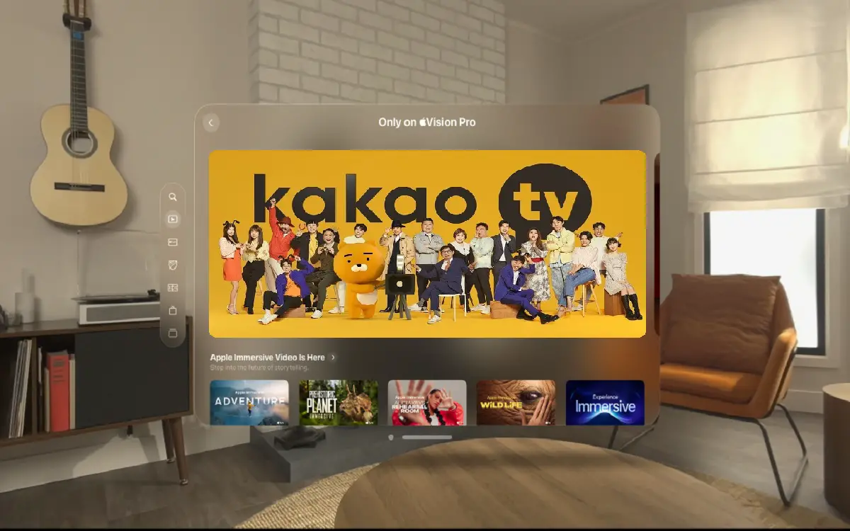 Kokoa TV On Apple Vision Pro