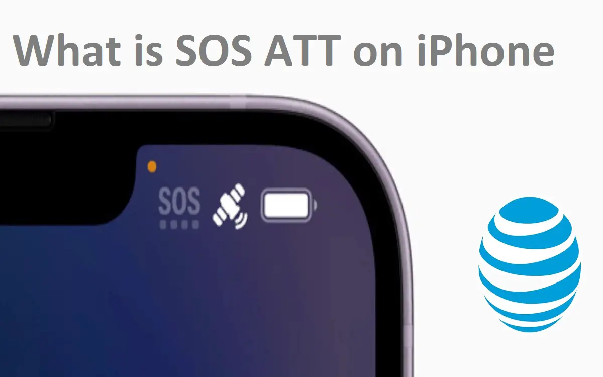 What is SOS ATT on iPhone