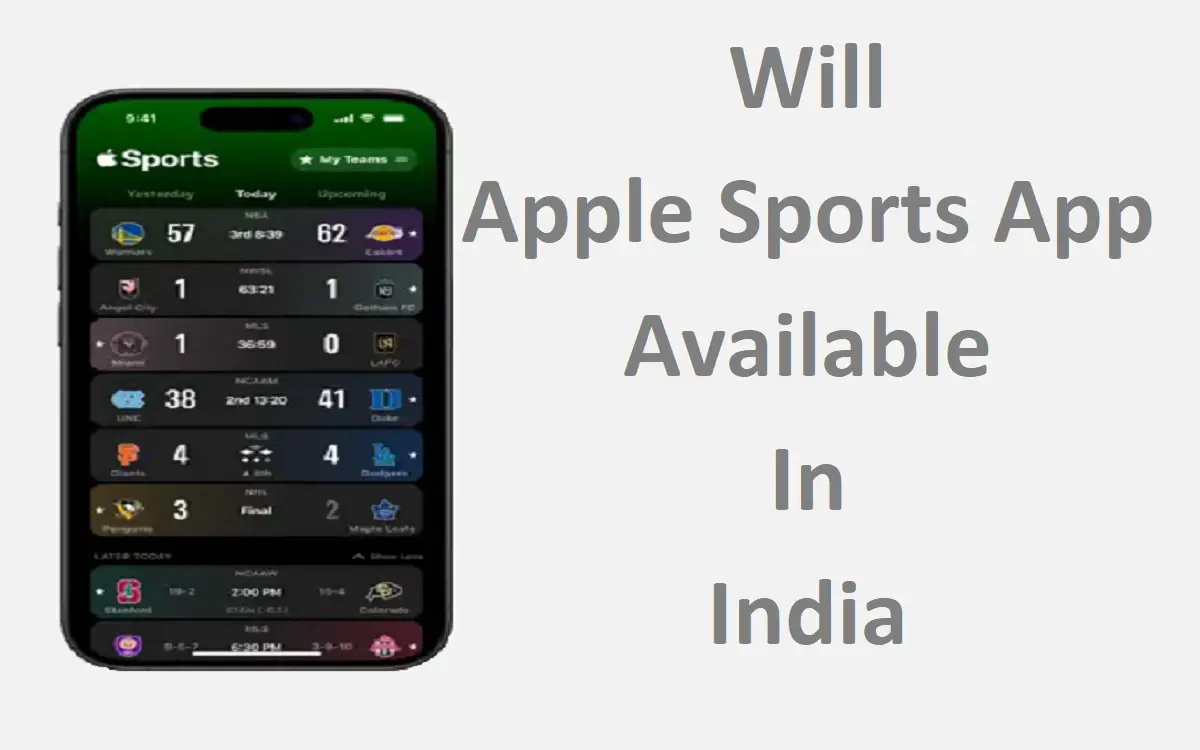 Will Apple Sports App Available In India