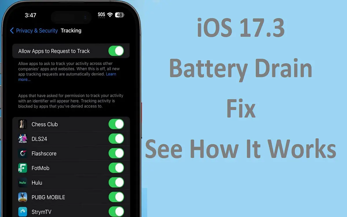 iOS 17.3 Battery Drain Fix See How It Works