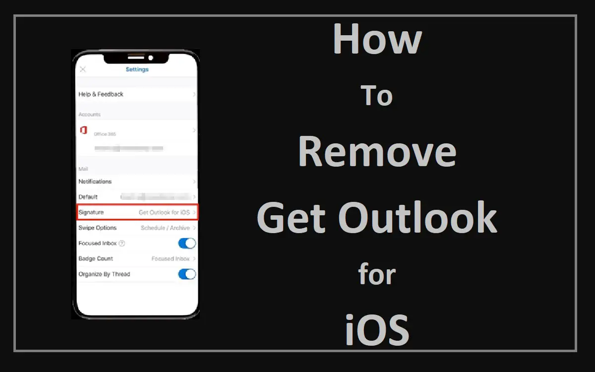 How to Remove Get Outlook for iOS